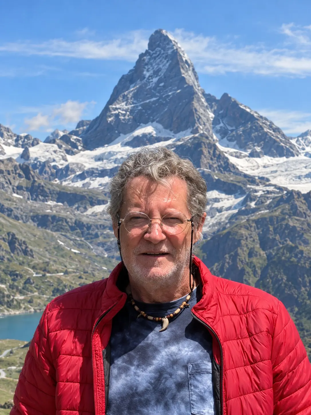 John in front of the Matterhorn
