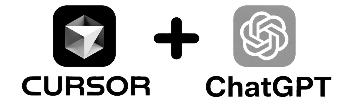 Cursor and ChatGPT — tools used in AI-augmented development