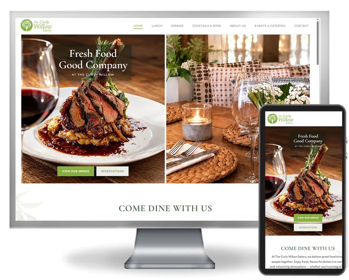 The Curly Willow website