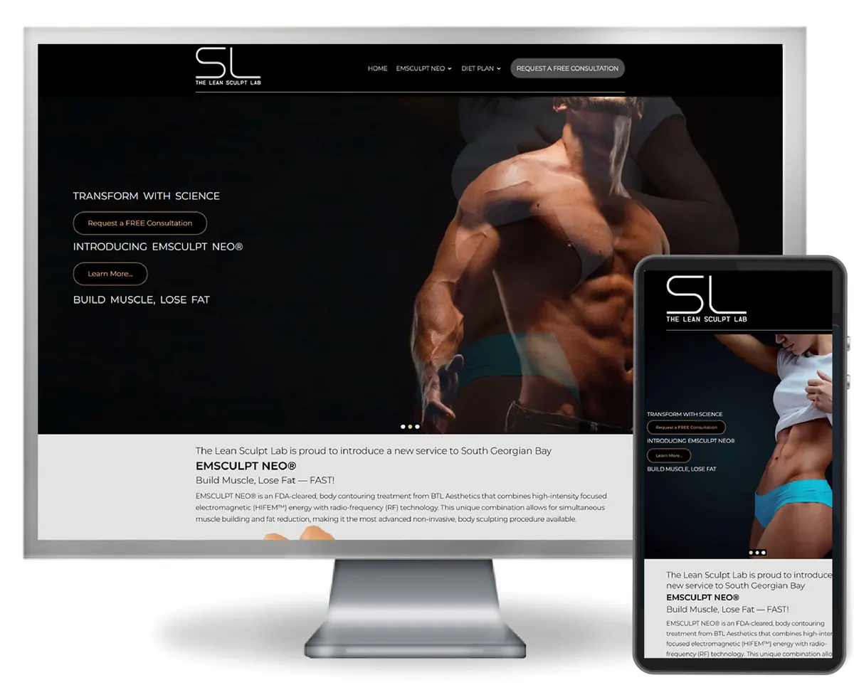 The Lean Sculpt Lab website