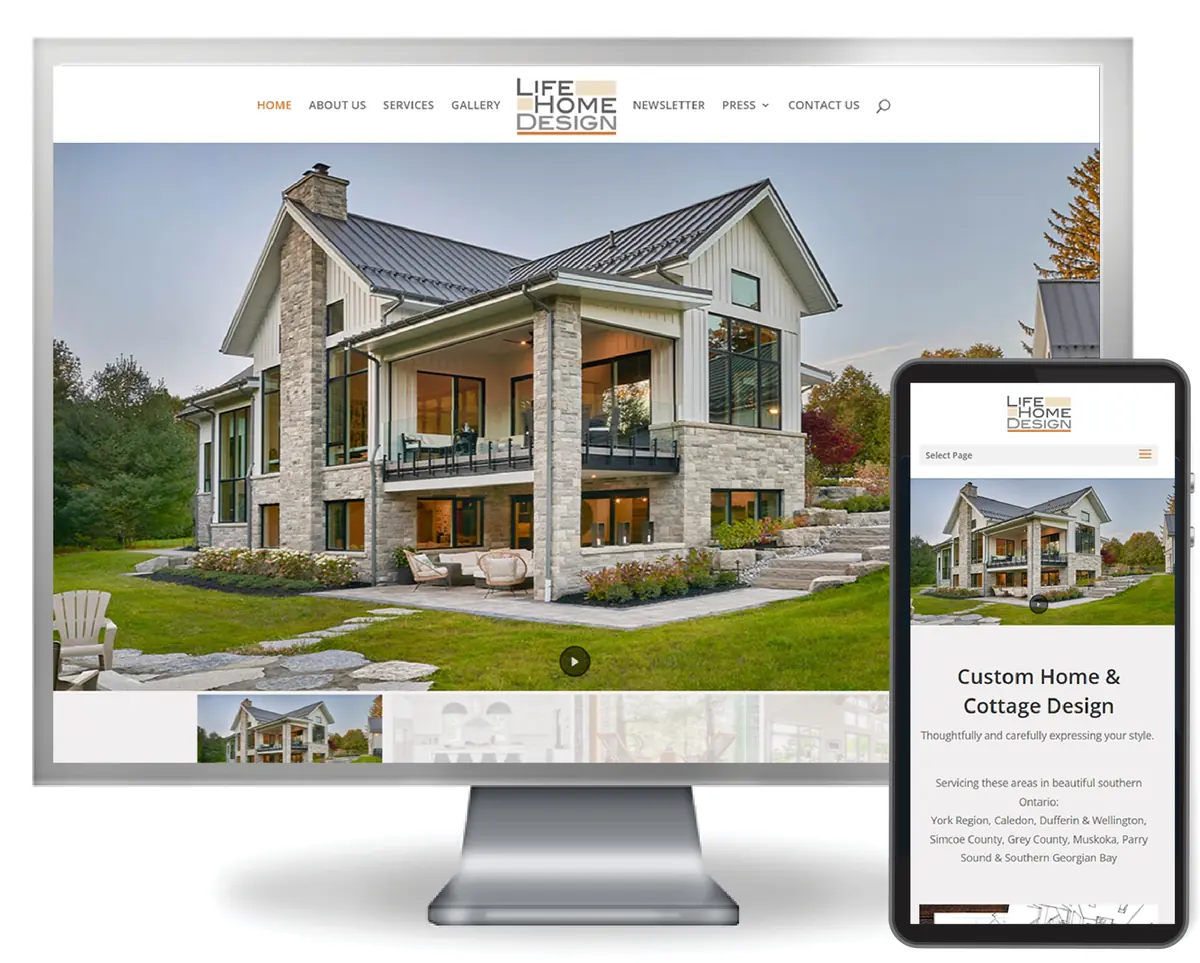Life Home Design website