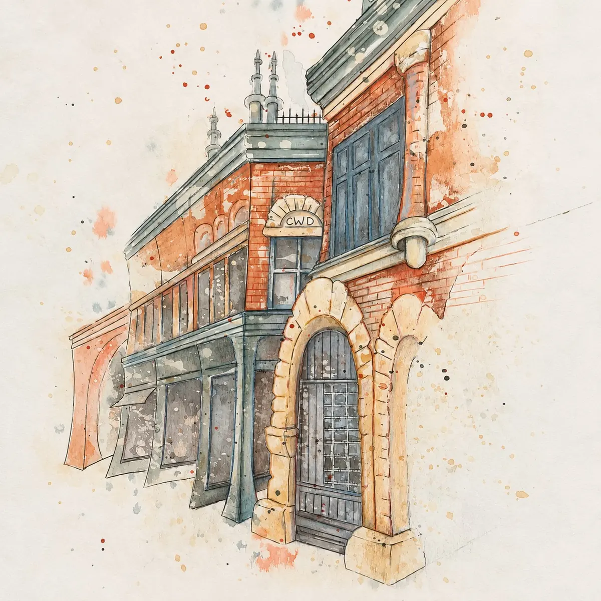 Watercolour custom artwork