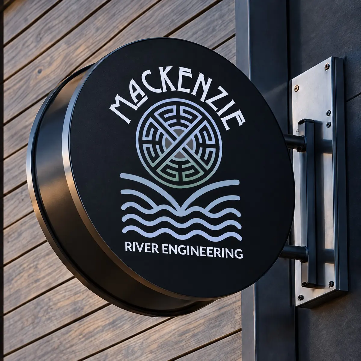 Mackenzie River Engineering wall sign