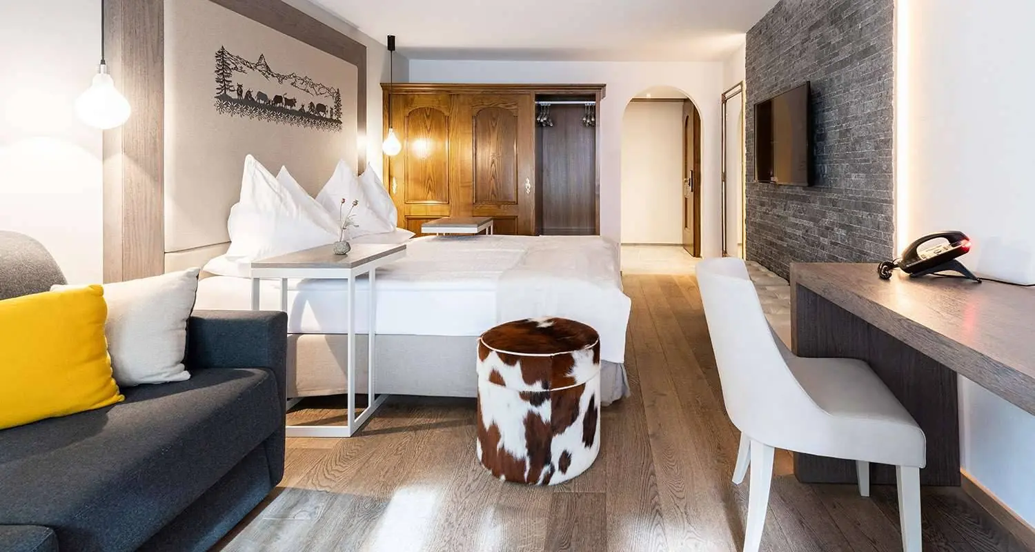 Swiss Double Room Plus seating area