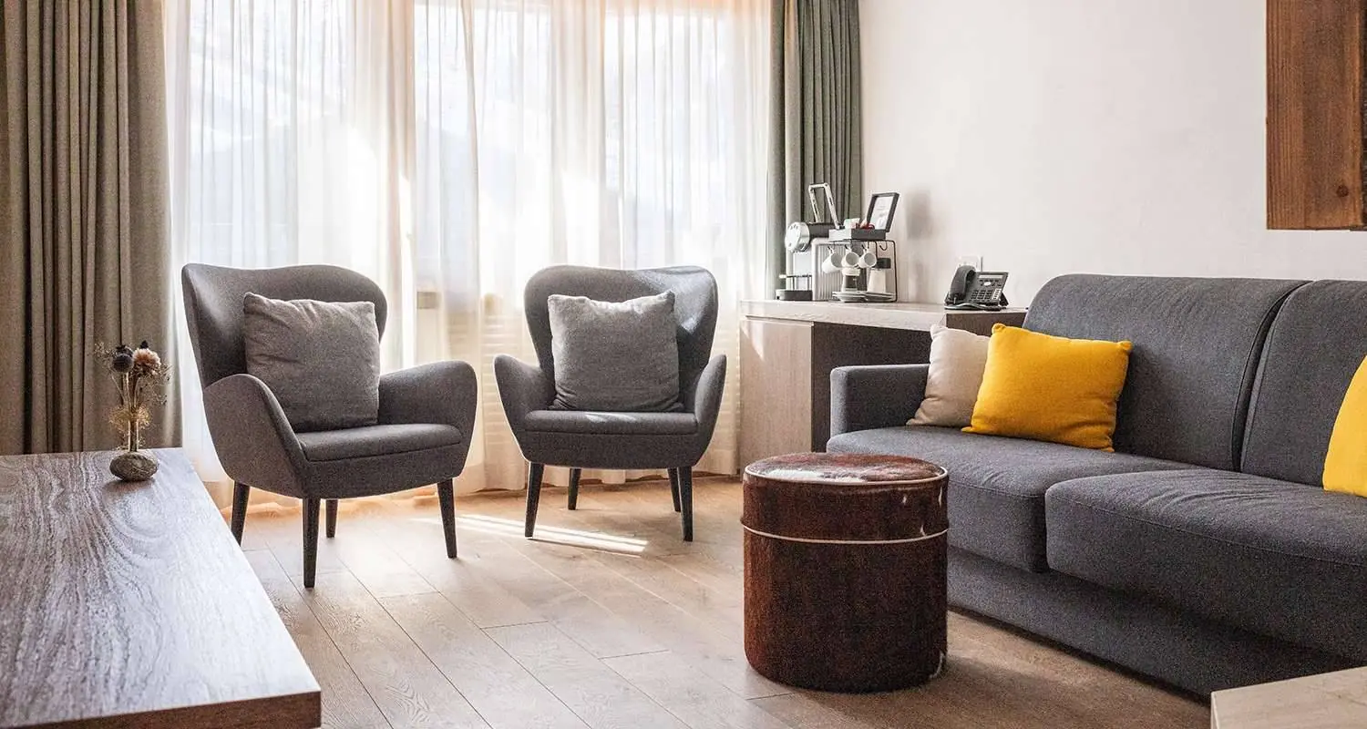 Coin salon de la Swiss Family Suite