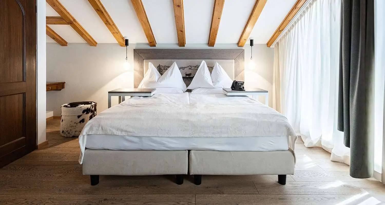 Chambre double de la Swiss Family Suite