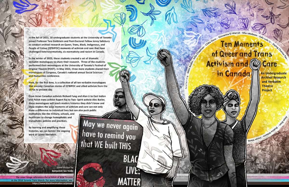 Ten Moments of Queer and Trans Activism and Care in Canada poster