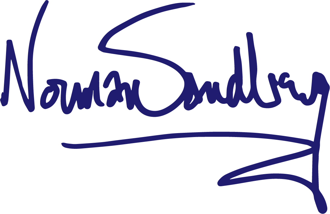 Norm Sandberg handwritten signature