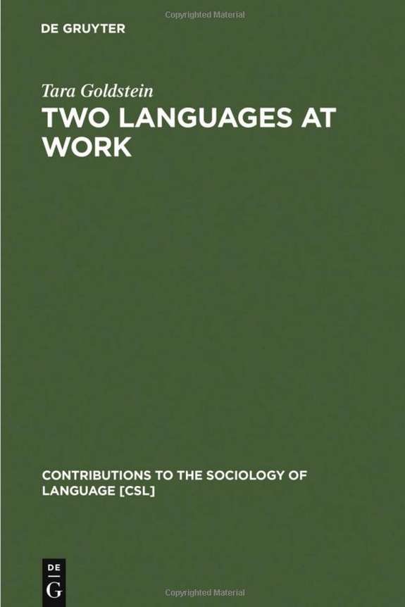 Two Languages at Work book cover