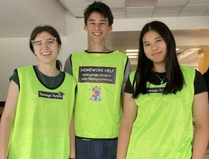 Leaside High School robotics team at competition