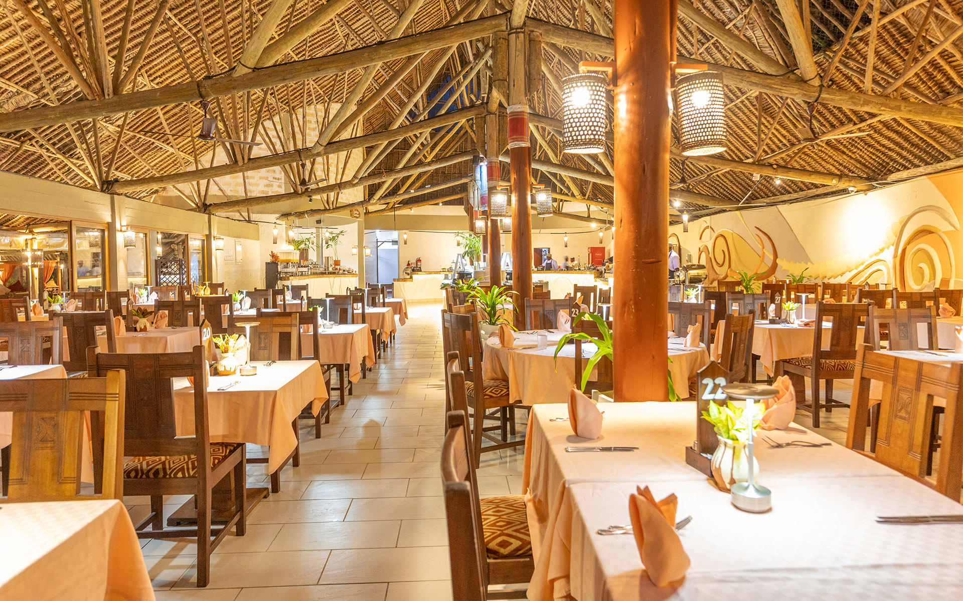 Coastal views from Baobab Beach Resort, Diani