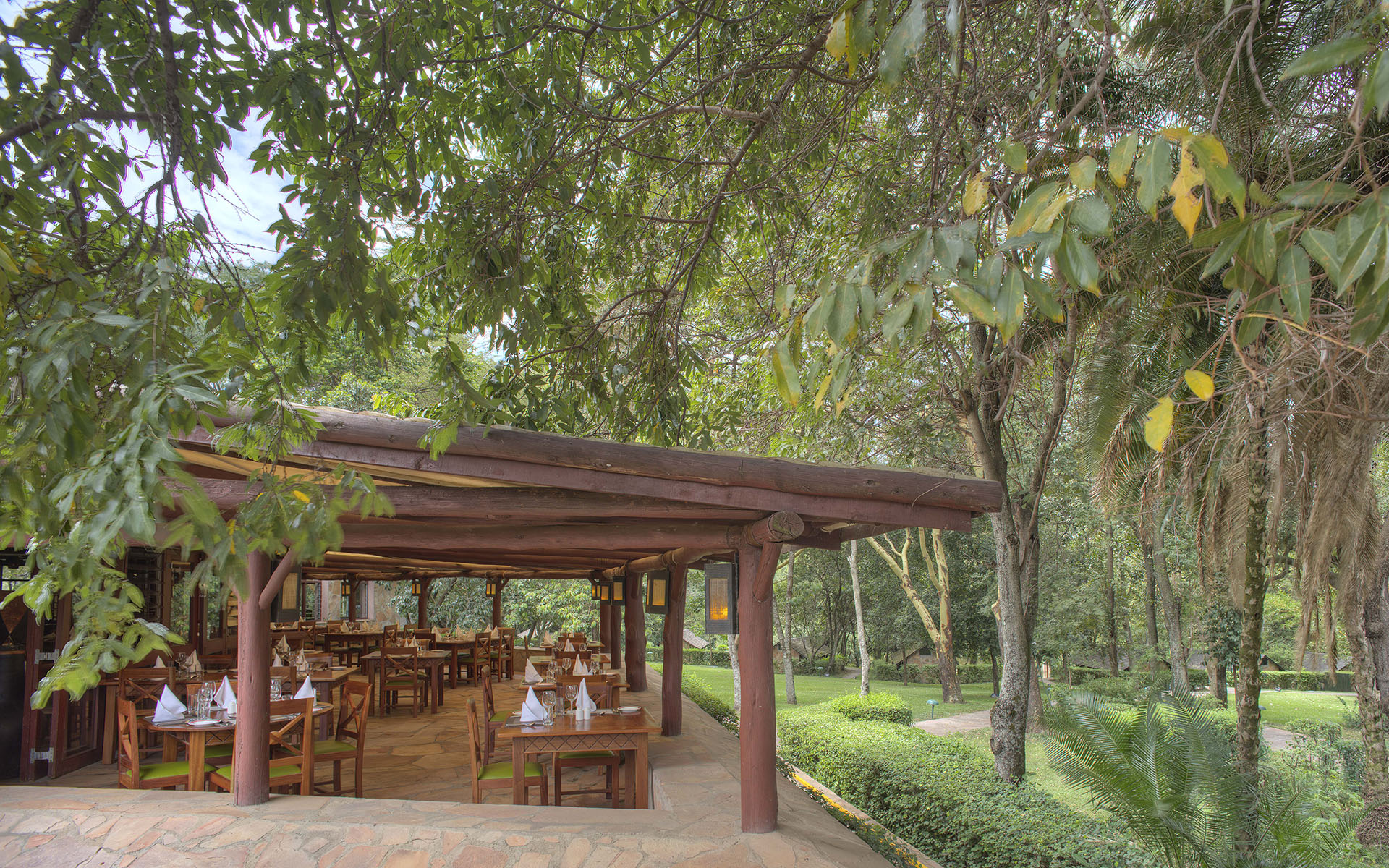 Interior of a luxury tented room at Sarova Mara Game Camp