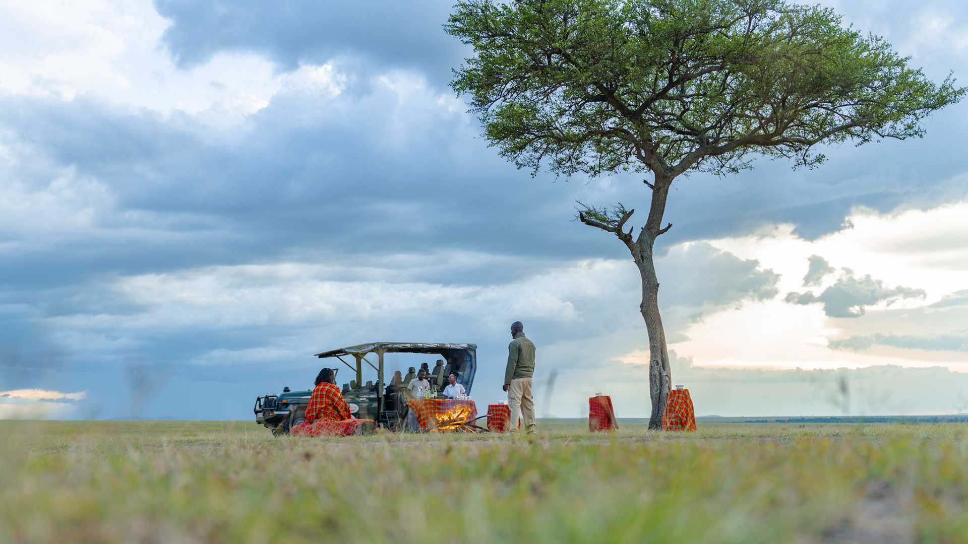 The Tropisch Tours and Travel team welcoming guests to Kenya